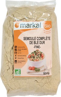 Markal Semoule complète de blé dur fine bio 500g - 1098